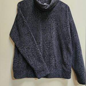 Old Navy Active Plush Fleece Pullover Cowl Neck Sweatshirt Women's Size L